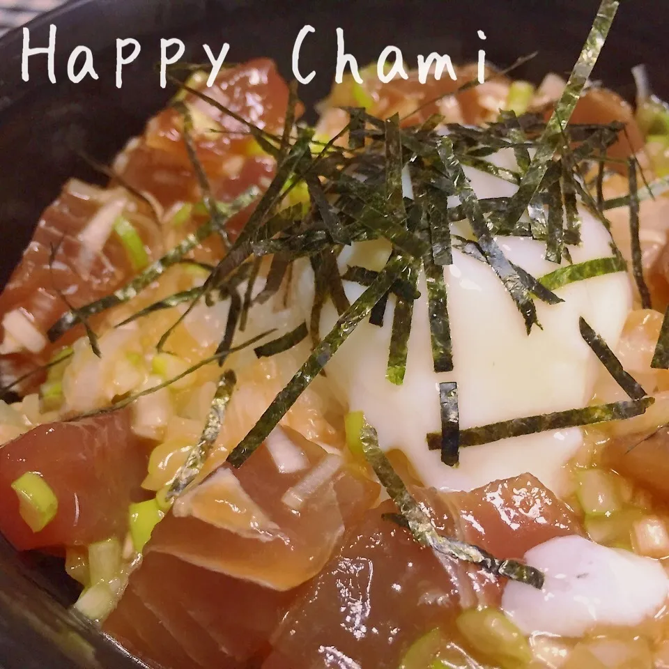 マグロのユッケ風丼|chamiさん