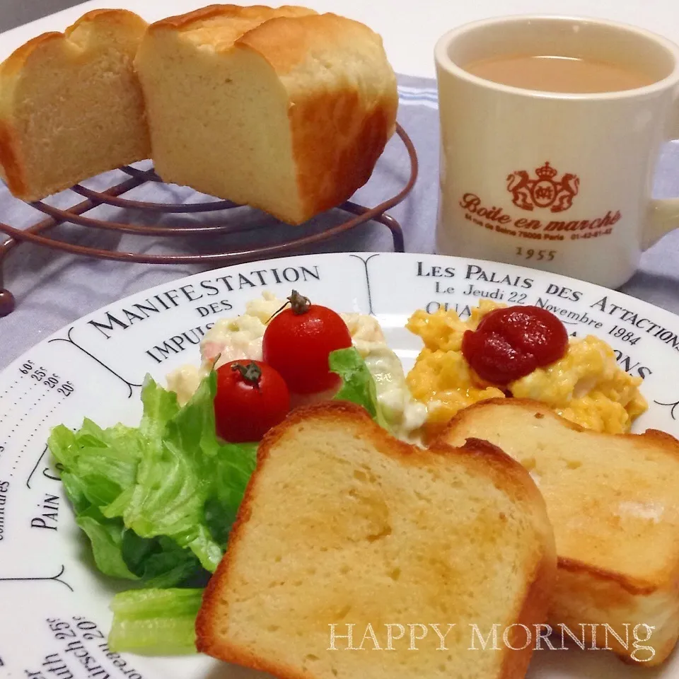 ◎まねっこ〜金の食パン◎でハッピーモーニング♡|ユッキーさん