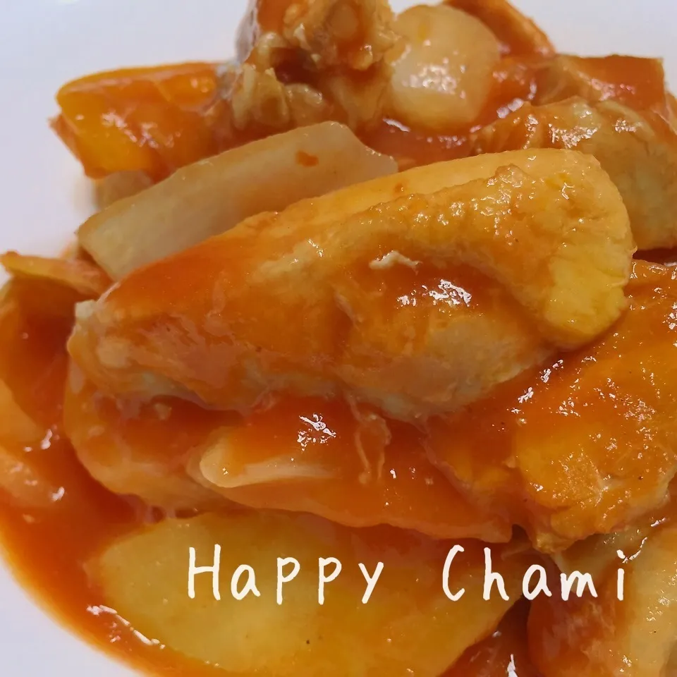 チキンと野菜のトマト煮|chamiさん