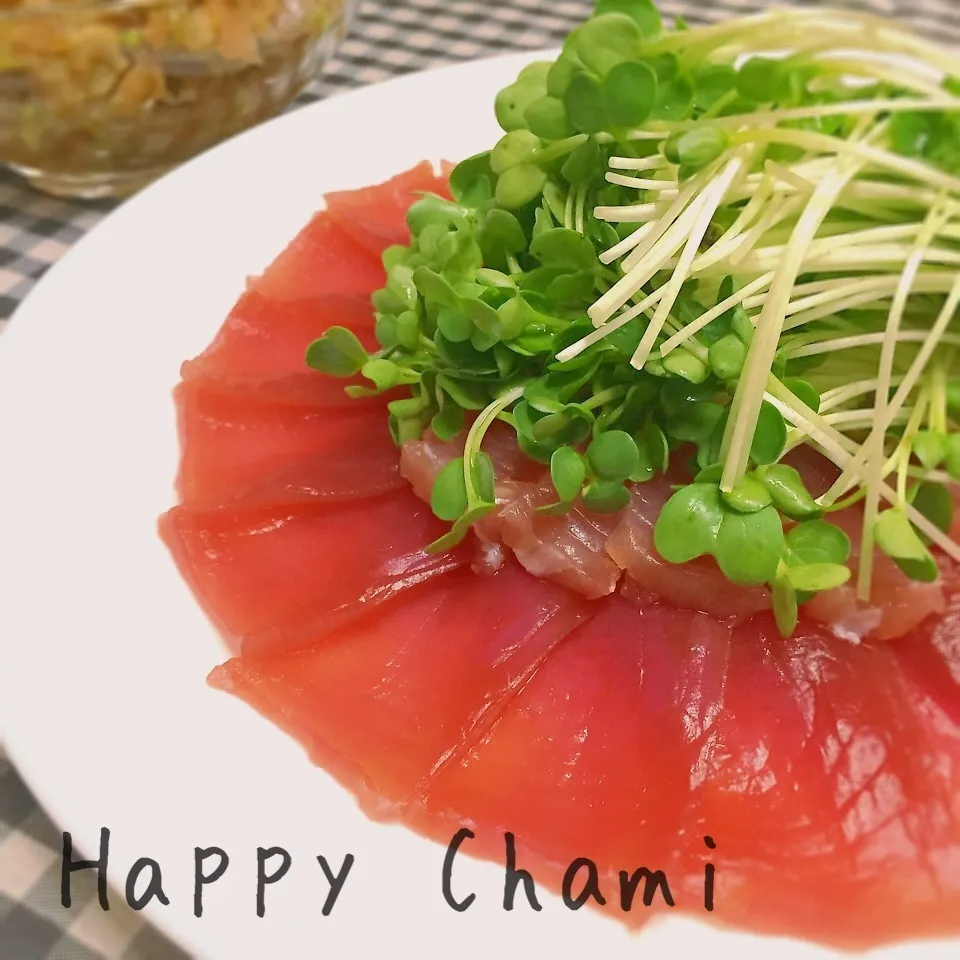 マグロのカルパッチョ|chamiさん