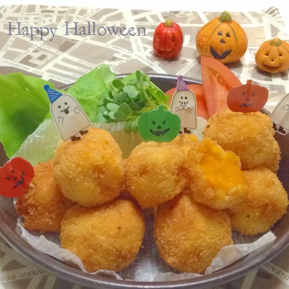 ◎かぼちゃコロッケでHappy Halloween◎|ユッキーさん