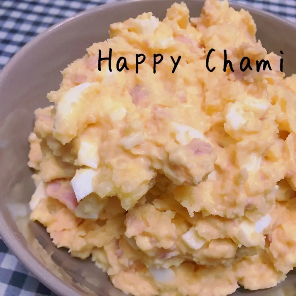 卵、モモハム、チーズ入りポテトサラダ|chamiさん