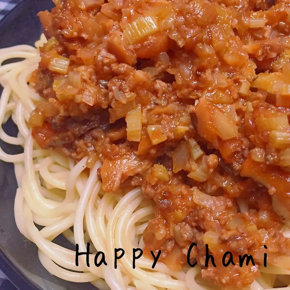 ミートソースパスタ|chamiさん