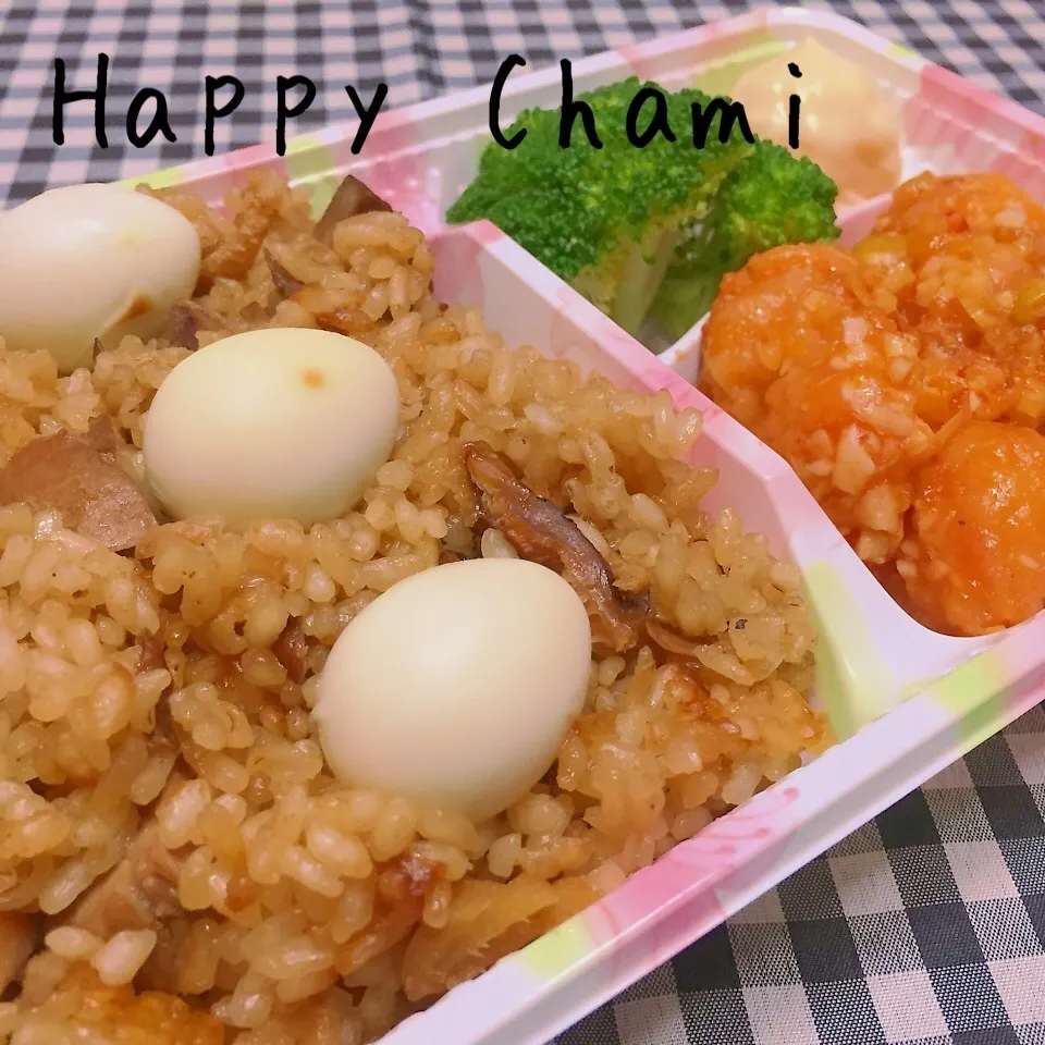 中華弁当 ご飯とおかず|chamiさん