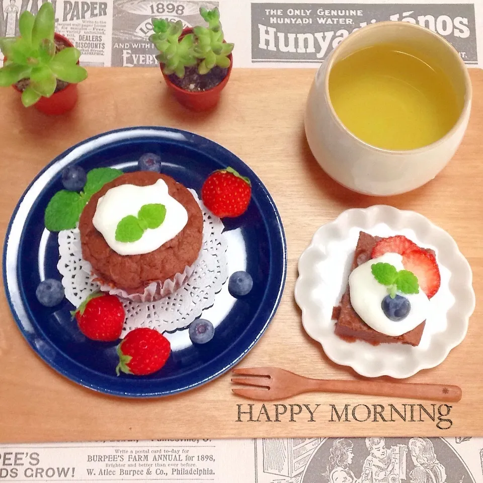 ♡さつまいものガトーショコラ風♡でハッピーSunday♬|ユッキーさん