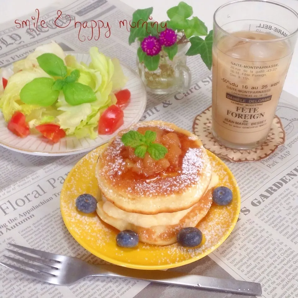 ♡あまあまパンケーキ♡食べてハッピーサンデー♪♪|ユッキーさん