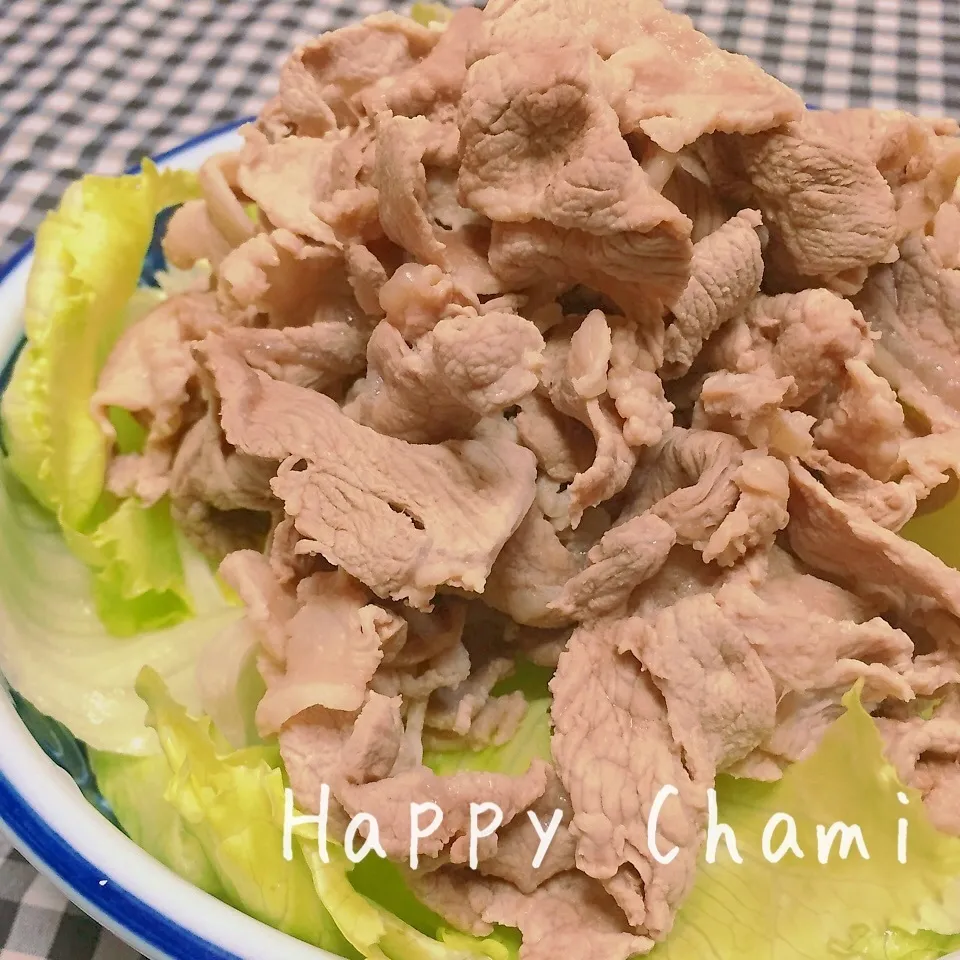 豚肉の冷しゃぶ|chamiさん