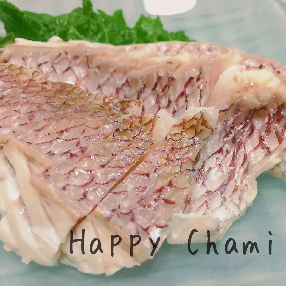 鯛の松皮造り|chamiさん