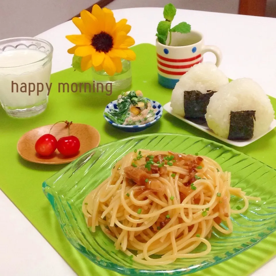 ◎冷製ゆずぽんすパスタ◎で楽ちん朝ごはん♪♪|ユッキーさん