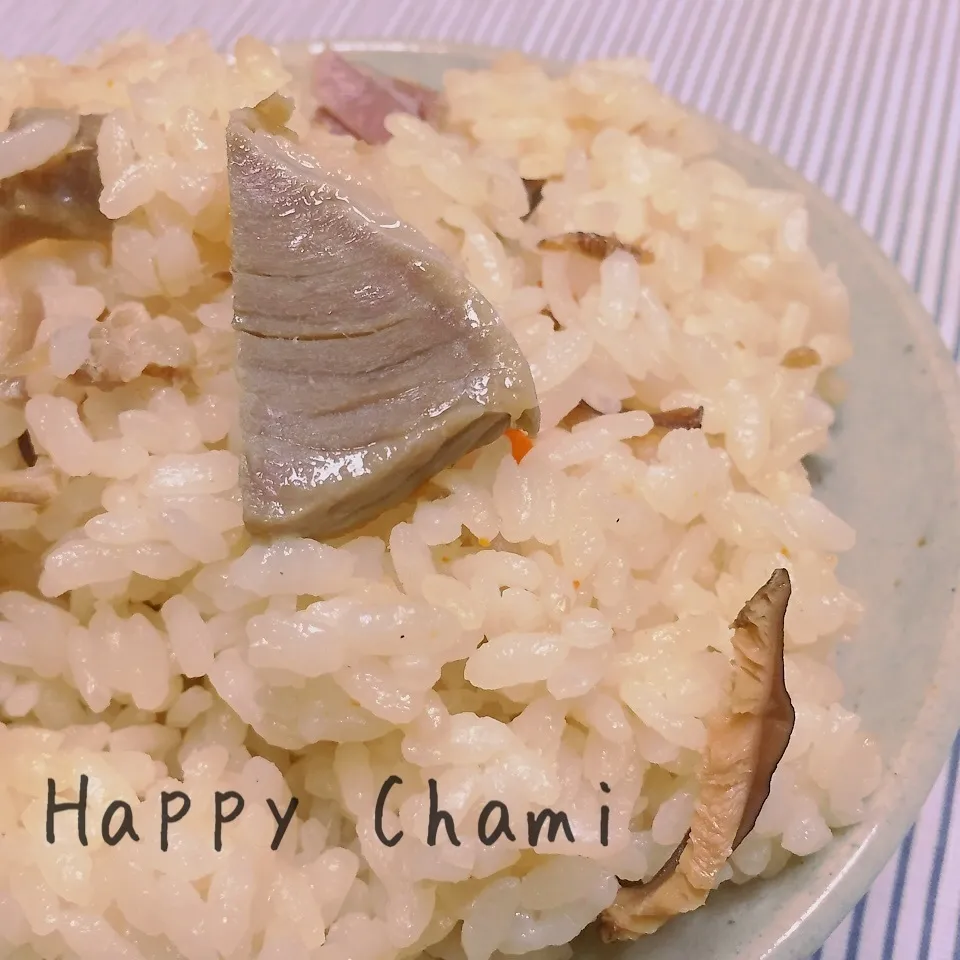 中華おこわ風 塩豚の炊き込み御飯|chamiさん