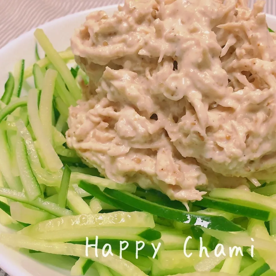 胸肉の棒棒鶏サラダ|chamiさん