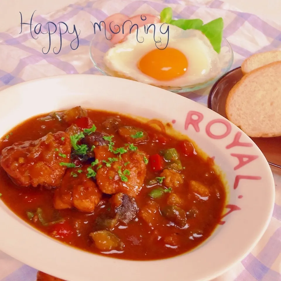 ◎辛カラsoupカレー◎でハッピー♡モーニング♪♪|ユッキーさん