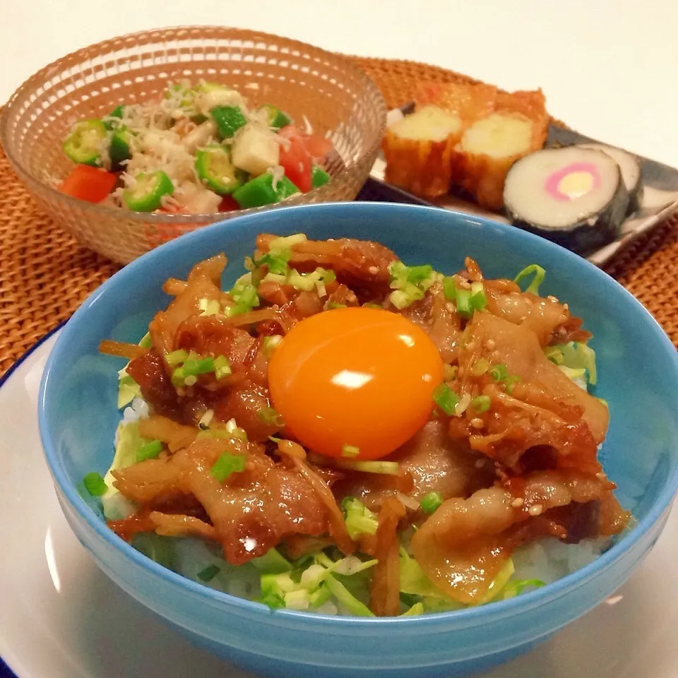 Snapdishの料理写真:◎まねっこうまうま丼◎でスマイル全開‼︎|ユッキーさん