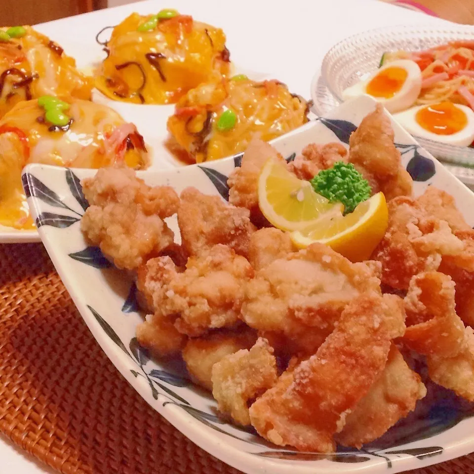 ◎塩から揚げ & 天津飯◎お泊まり会☆|ユッキーさん