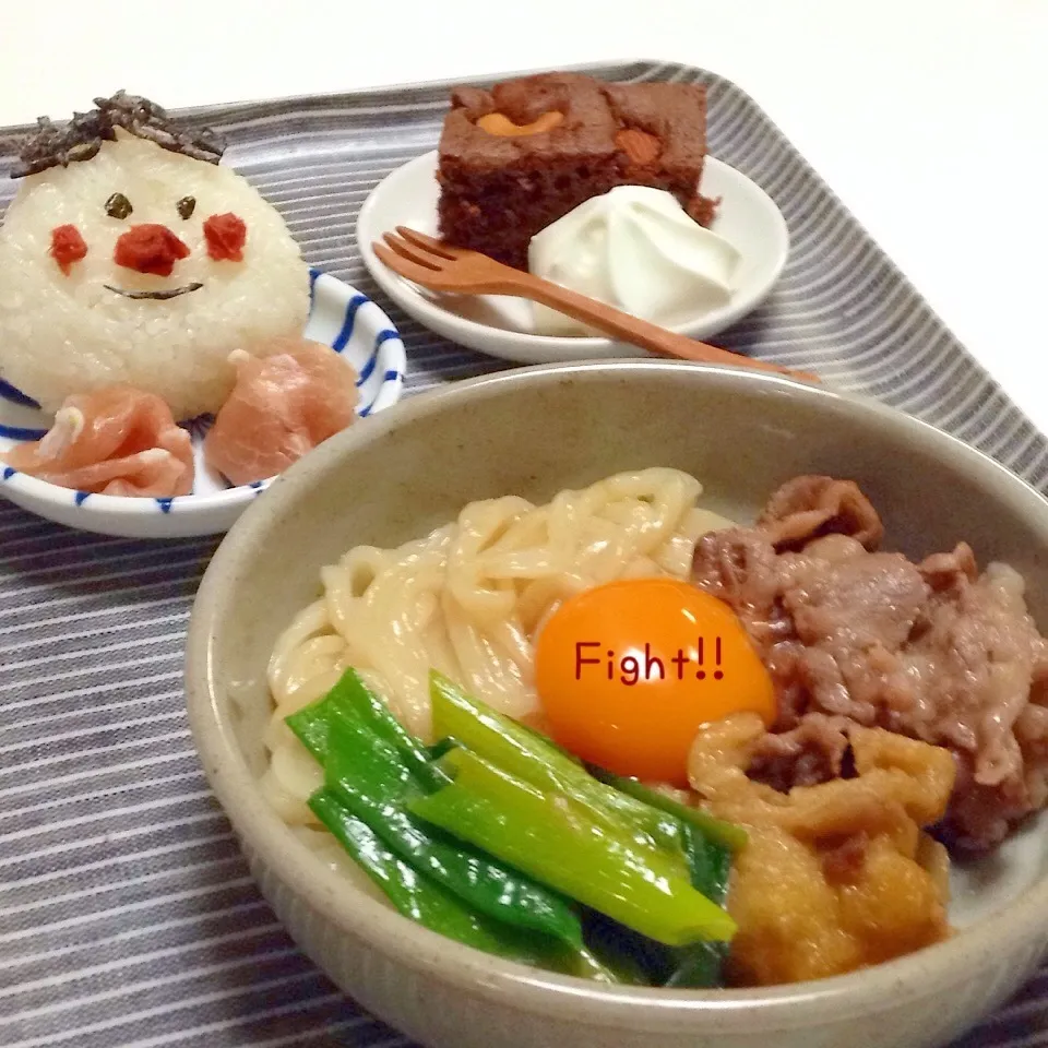 ◎すき焼き風うどん◎で朝ごはん‼︎|ユッキーさん