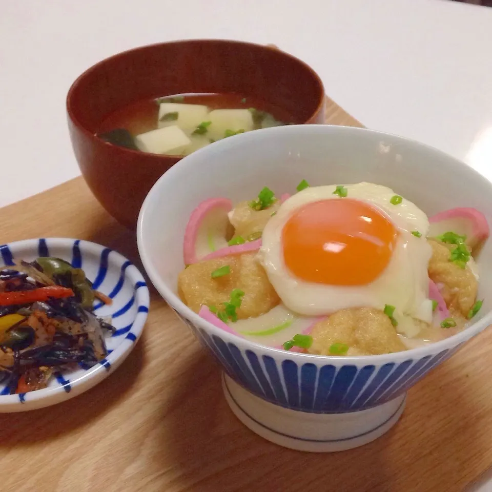 ◎松山あげのたまご丼◎で朝ごはん|ユッキーさん