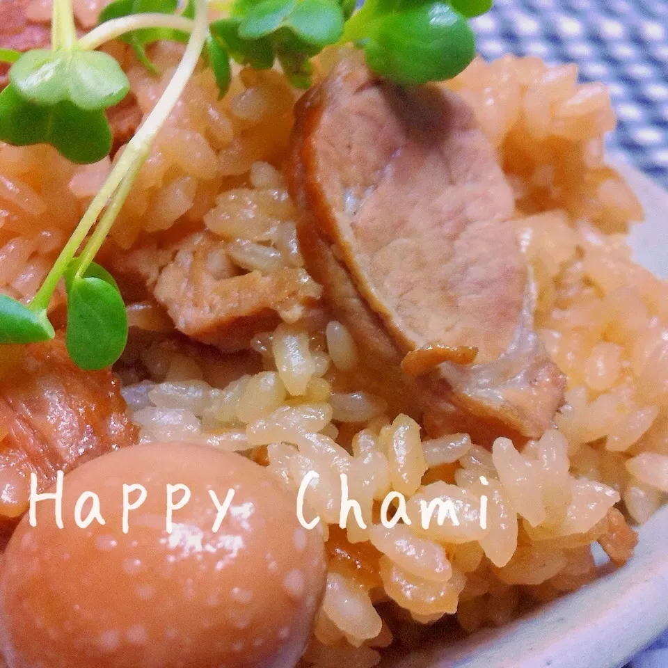 中華おこわ風の炊き込みご飯|chamiさん