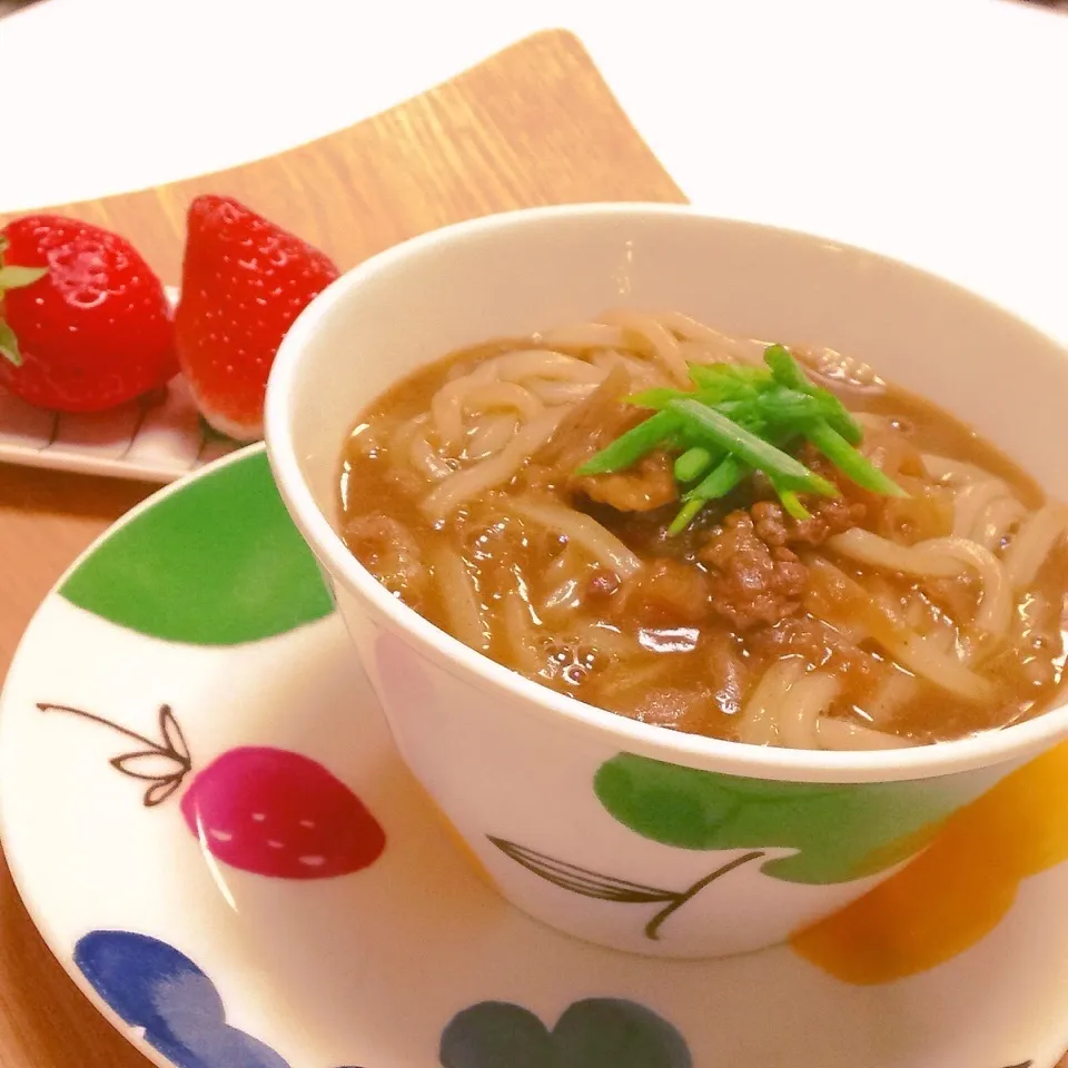 ◎カレーうどん◎で朝ごはんだょ‼︎|ユッキーさん