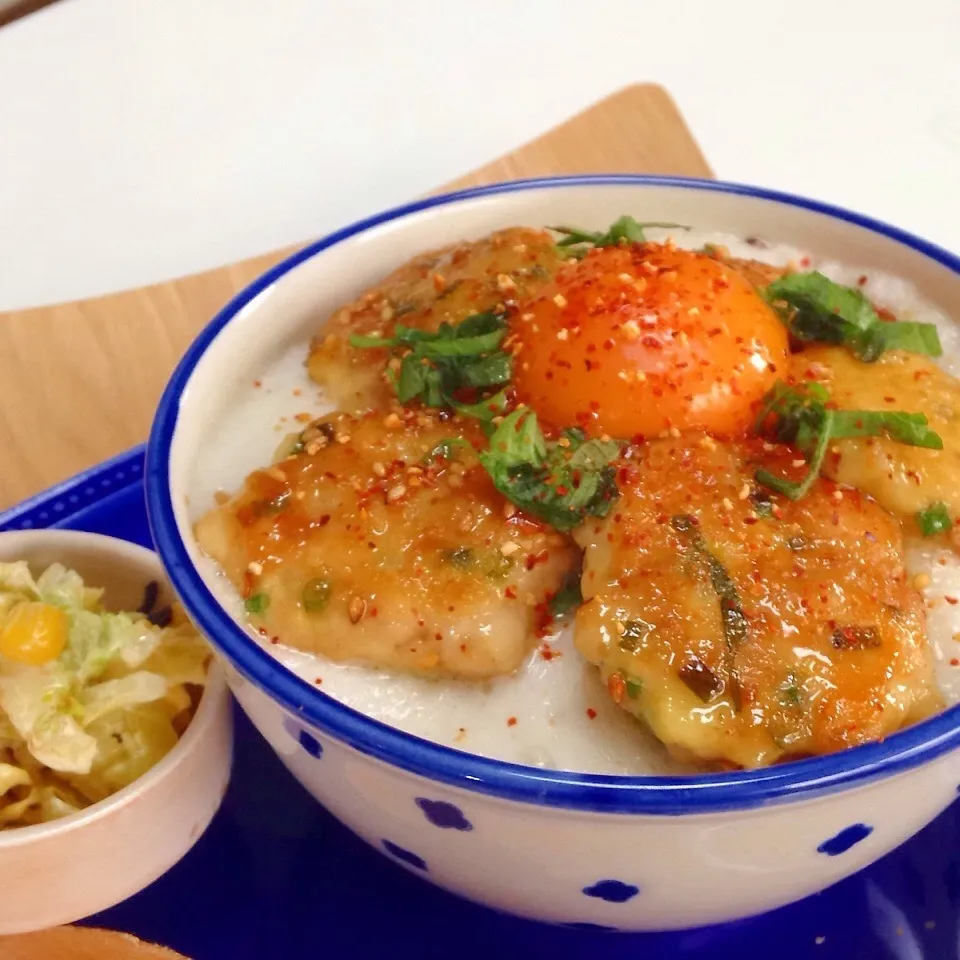 ◎豆腐入りつくねでふわとろろ丼◎|ユッキーさん