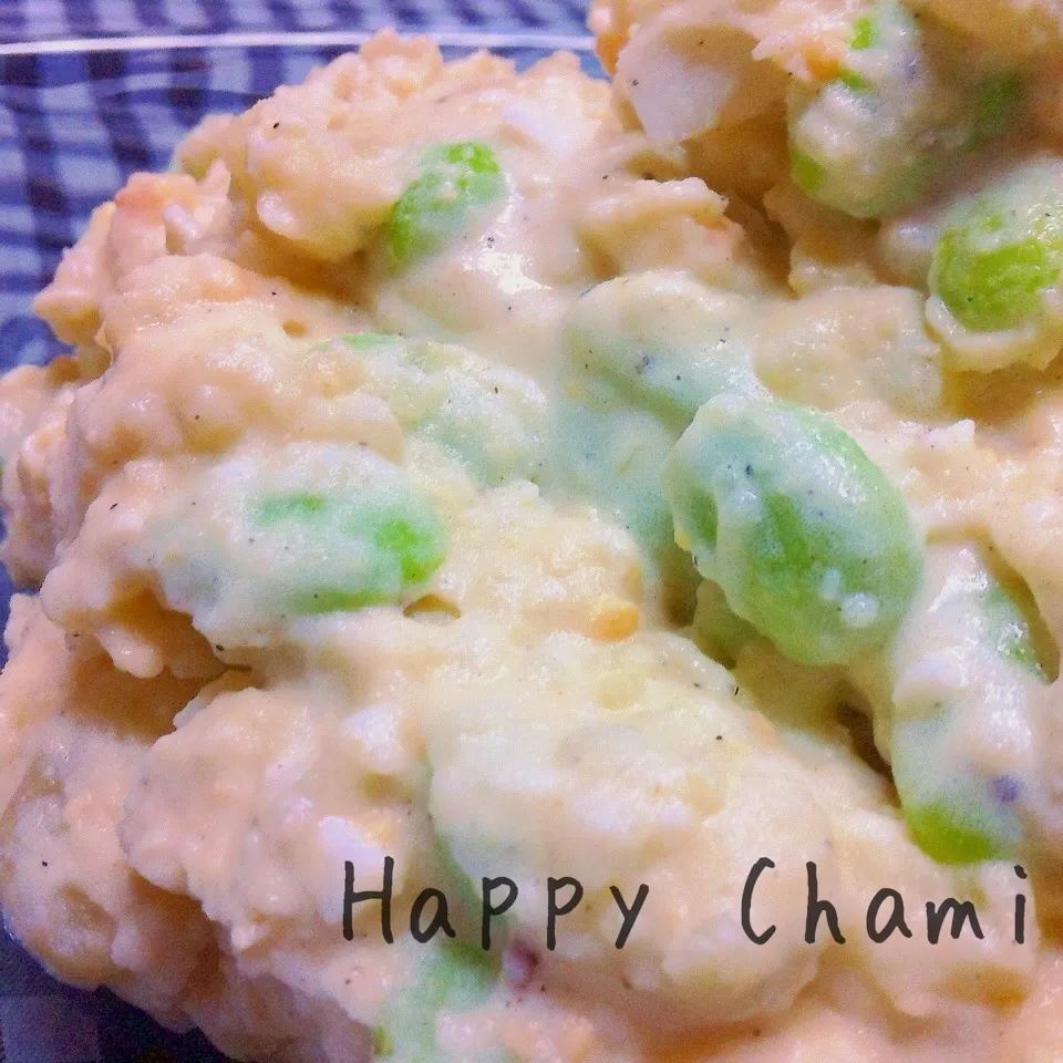 枝豆入りポテトサラダ|chamiさん