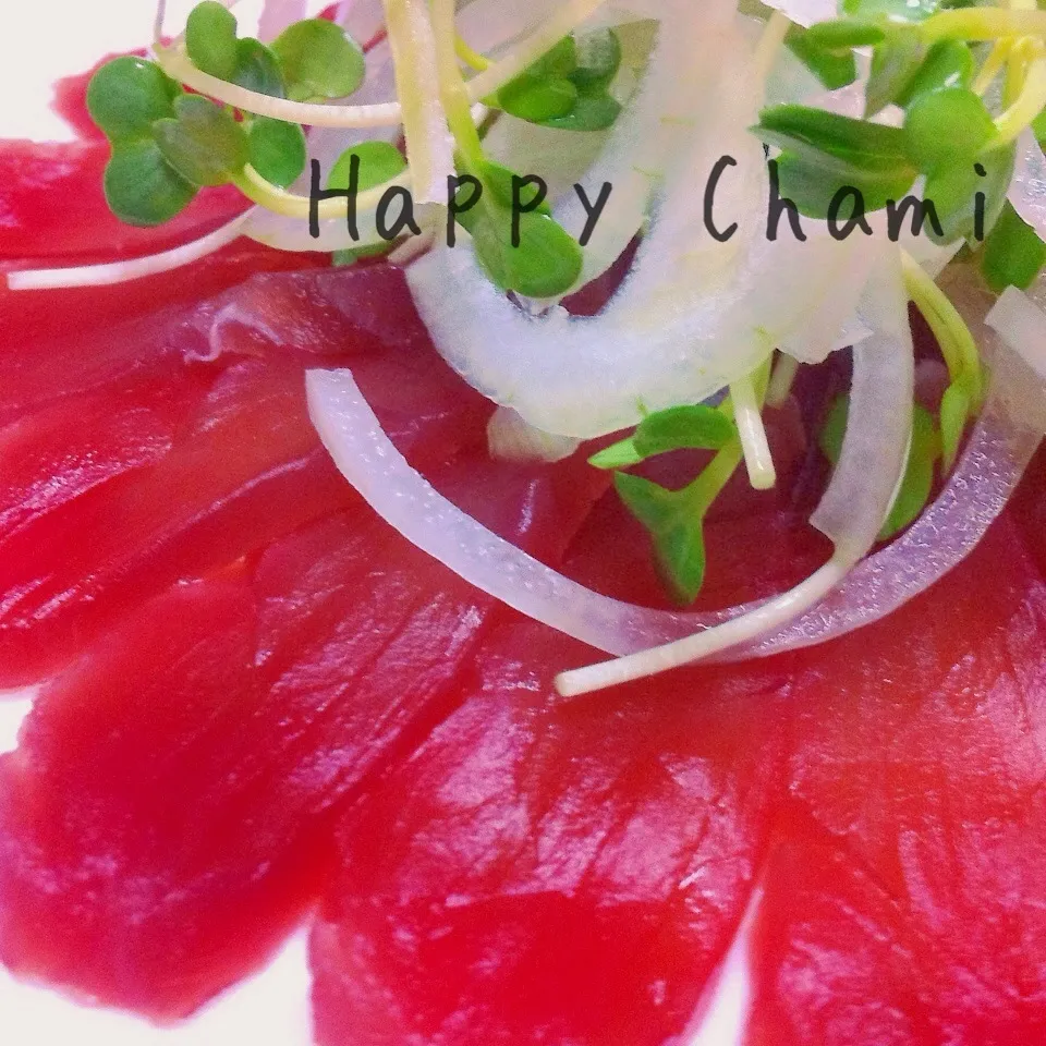 マグロのカルパッチョ|chamiさん