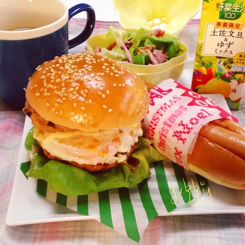 ダブルつくねバーガー&ホットドッグ|ユッキーさん