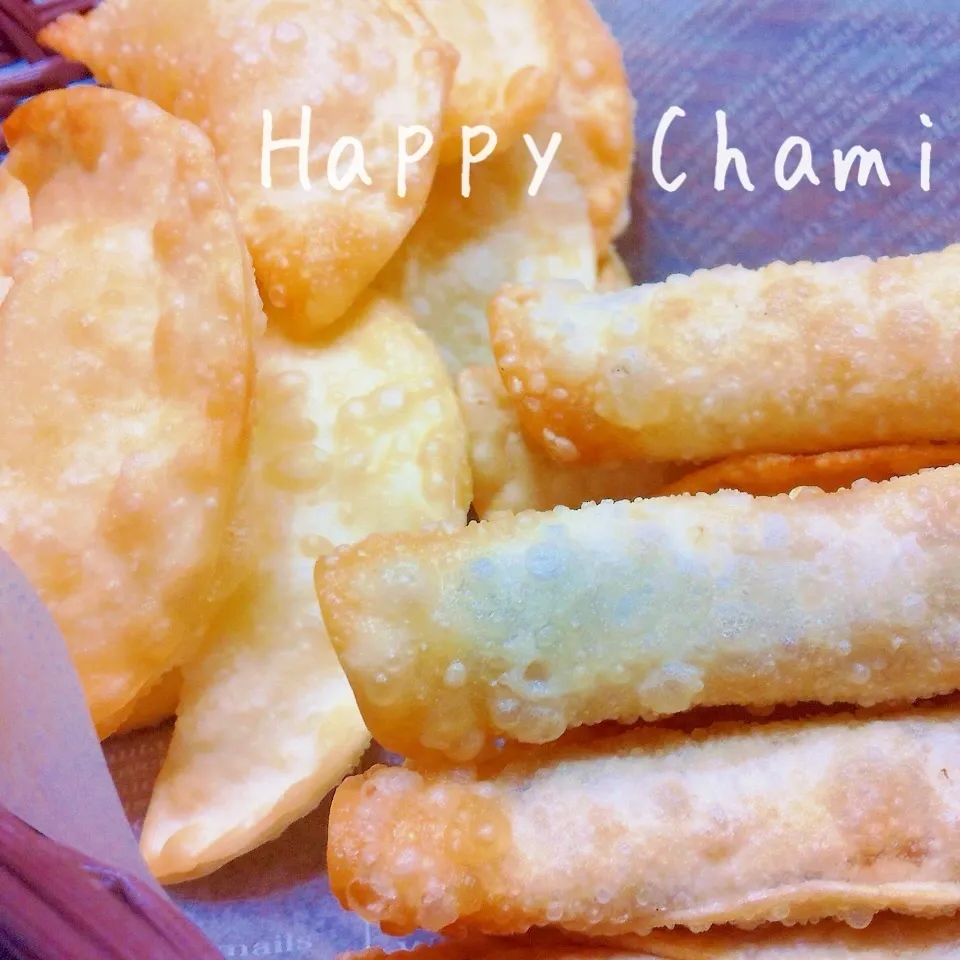 チーズ包み揚げ＆ウィンナー包み揚げ|chamiさん