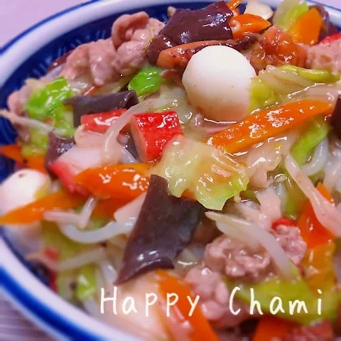 家にある物8種で八宝菜|chamiさん