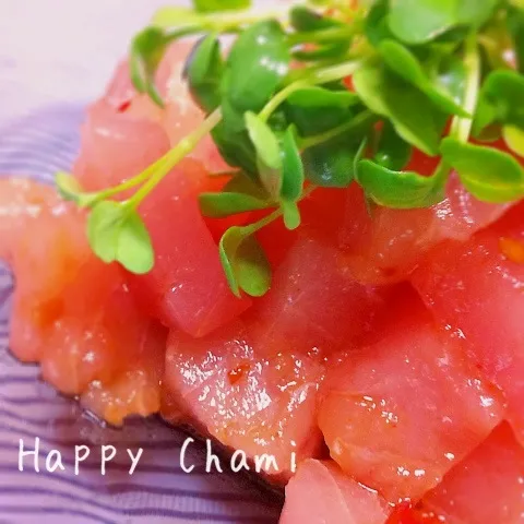 マグロのアジアン風|chamiさん