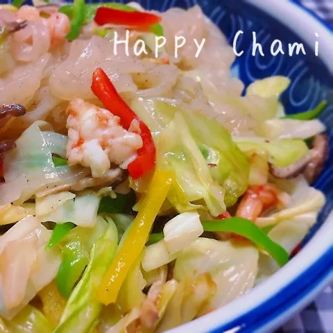 野菜たっぷり焼きビーフン|chamiさん