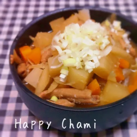 野菜たっぷりのもつ煮込み|chamiさん