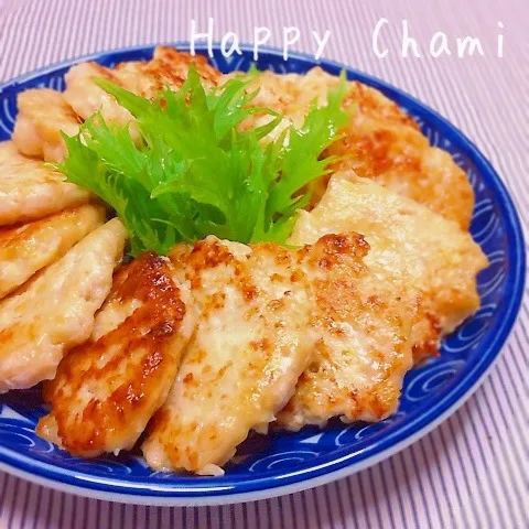 鶏ムネ肉と豆腐、キャベツのさっぱりつくね|chamiさん