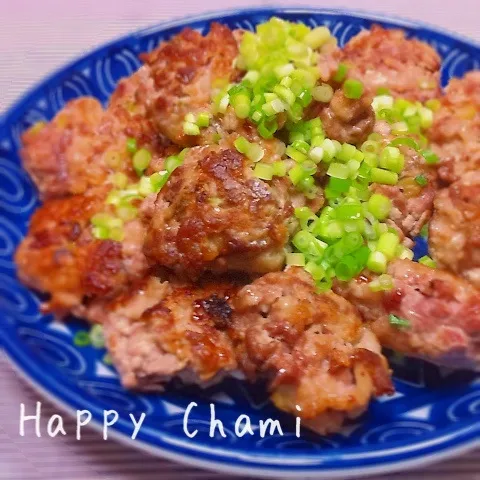 豚コマ肉とお豆腐のプチバーグ|chamiさん