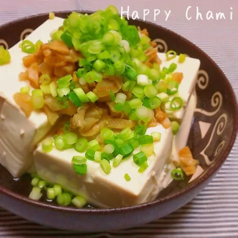 薬味たっぷり冷奴|chamiさん