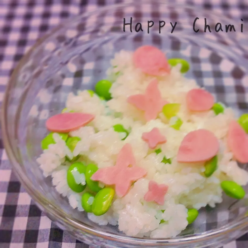 春色な豆ごはん|chamiさん