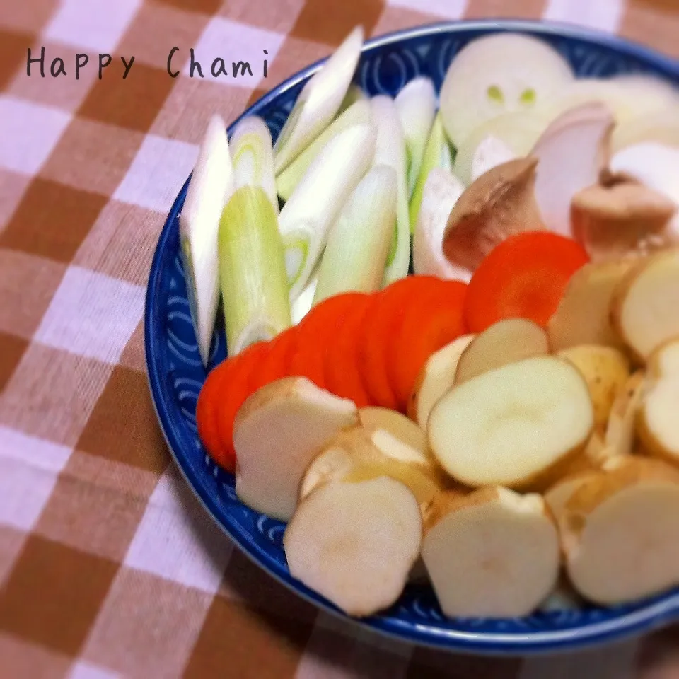 自宅で焼肉…野菜もね♬|chamiさん