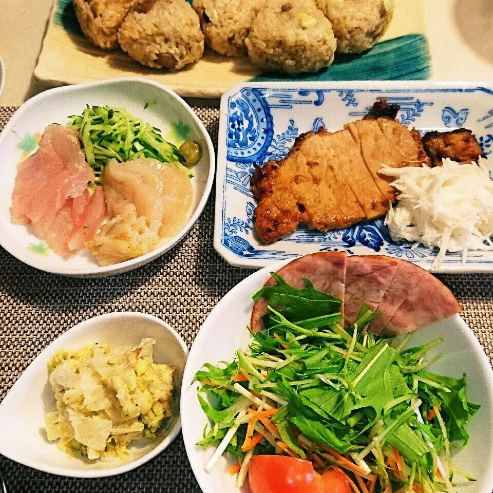 Snapdishの料理写真:お久しぶりの今日の晩ごはん♪|oomugiさん