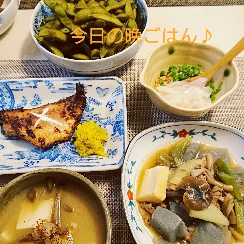 今日の晩ごはん(赤魚の醤油麹漬け焼きと…)|oomugiさん