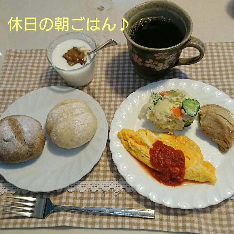 休日の朝ごはん♪|oomugiさん