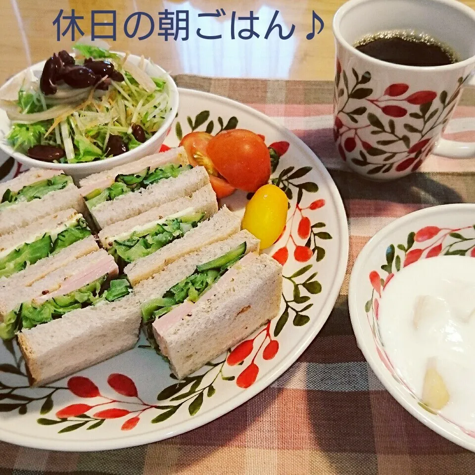 休日の朝ごはん♪|oomugiさん