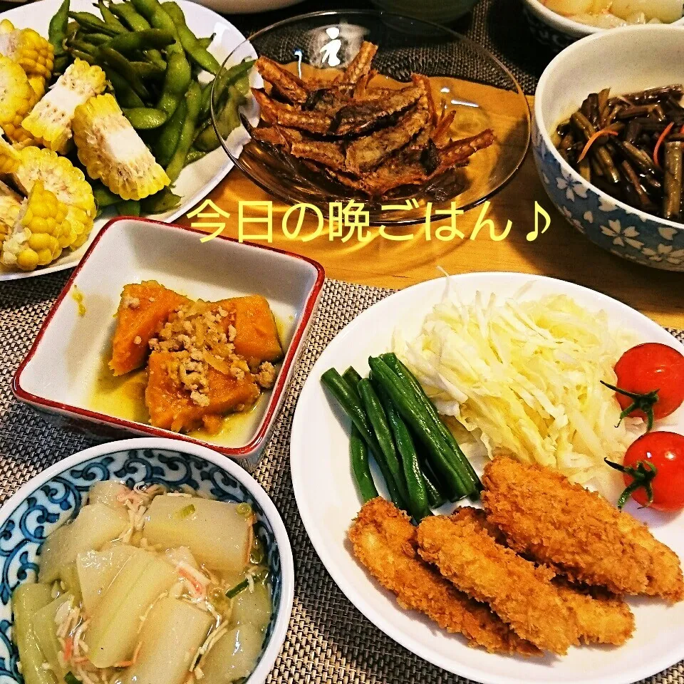 今日の晩ごはん(河豚フライと…)|oomugiさん