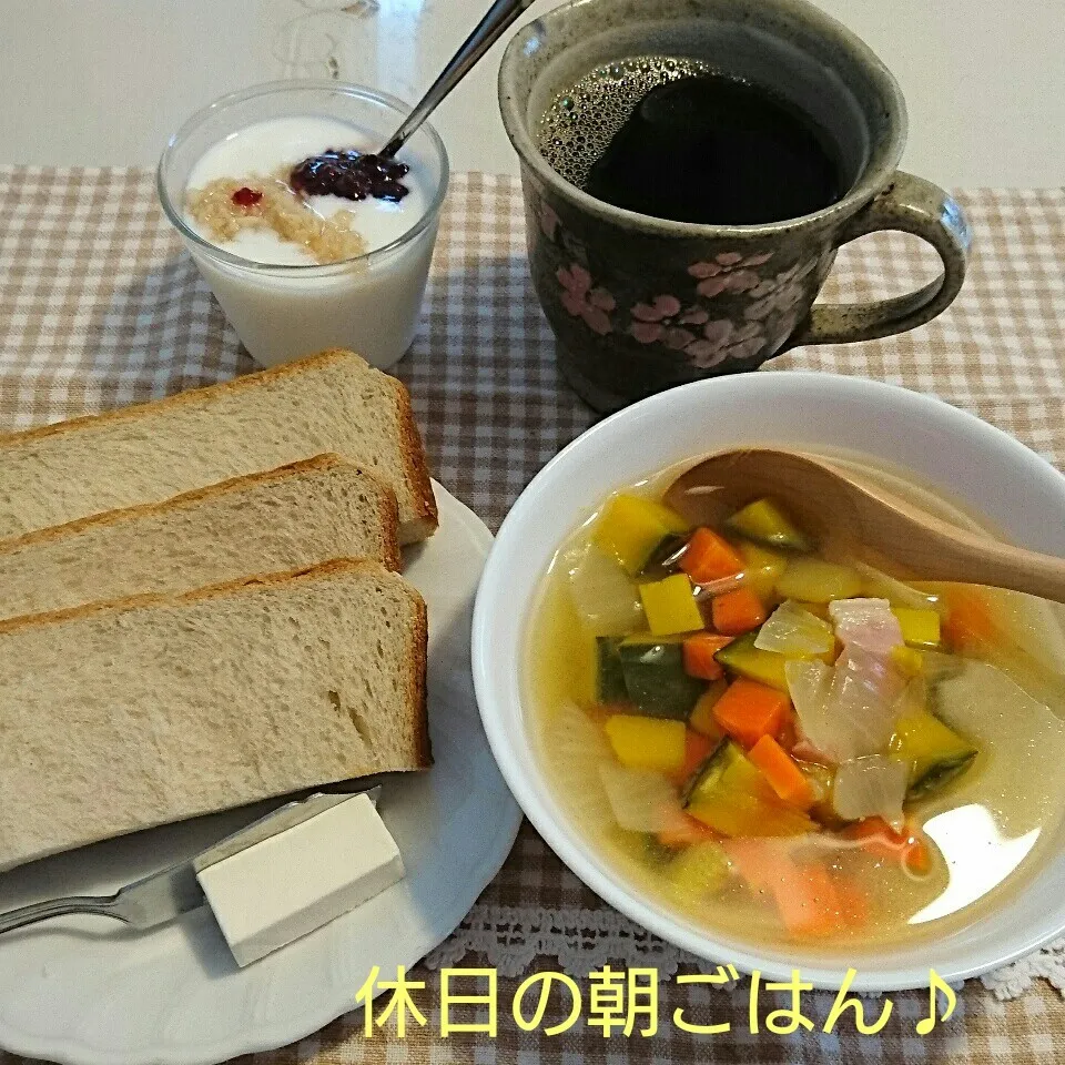 休日の朝ごはん♪|oomugiさん