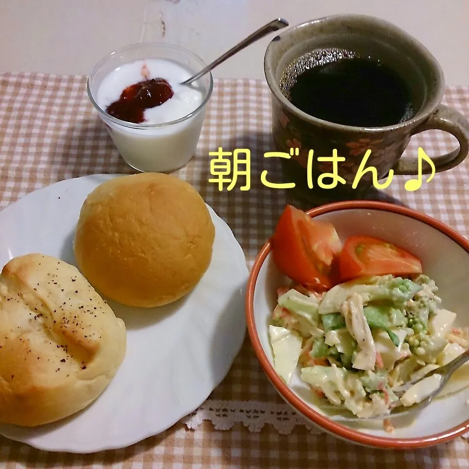 Snapdishの料理写真:木曜日の朝ごはん♪|oomugiさん