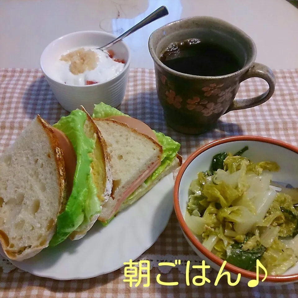 土曜日の朝ごはん♪|oomugiさん