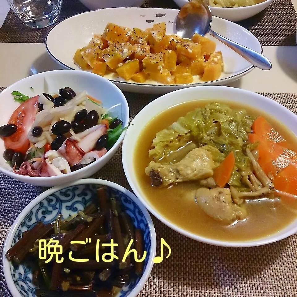 今日の晩ごはん(カレーポトフと…)|oomugiさん