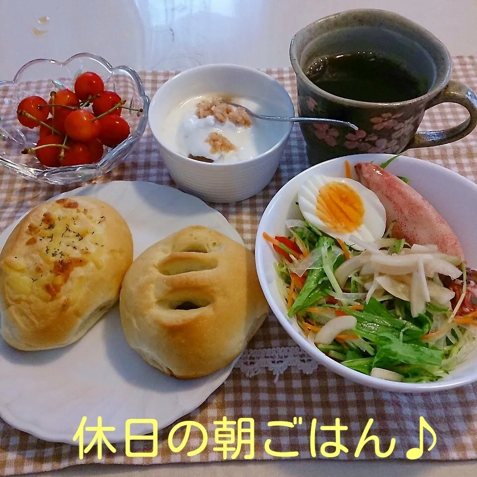 休日の朝ごはん|oomugiさん