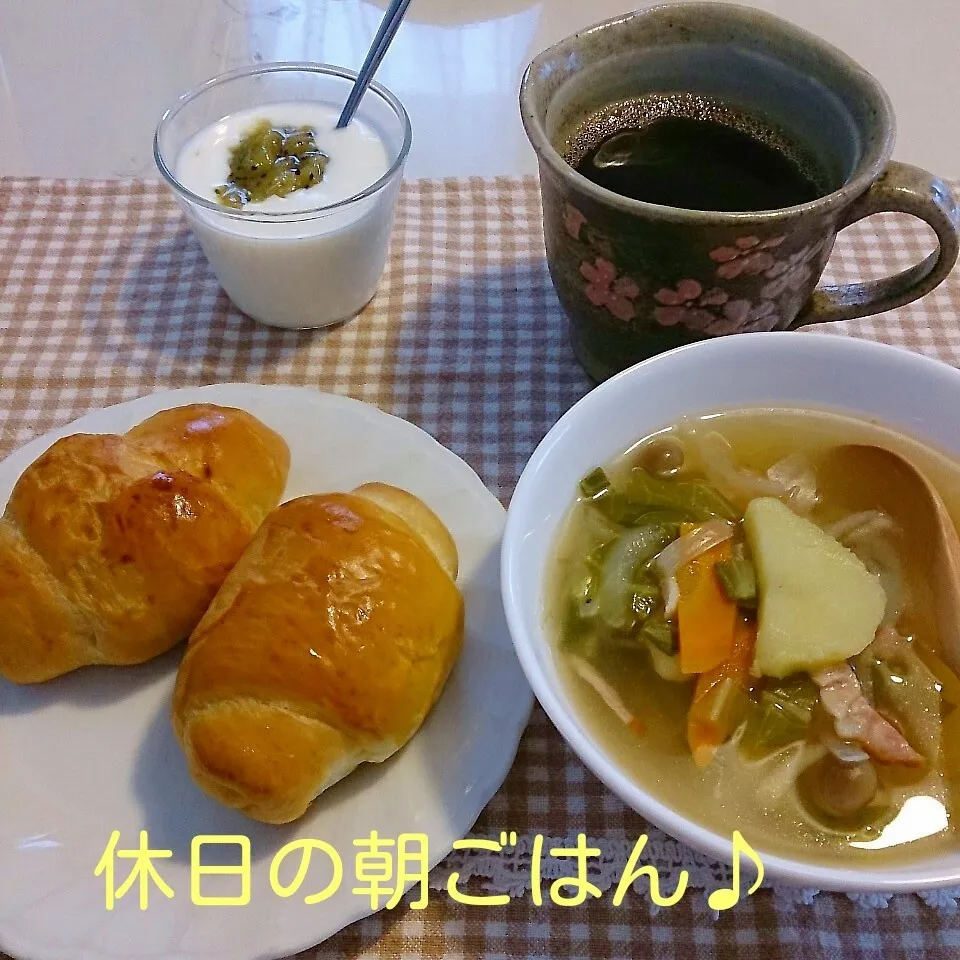 休日の朝ごはん♪|oomugiさん