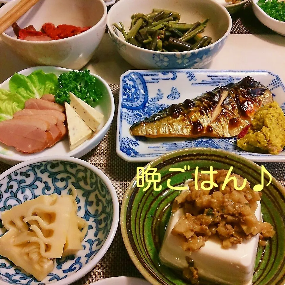 今日の晩ごはん(塩鯖と…)|oomugiさん