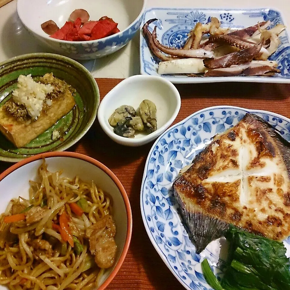 今日の晩ごはん(浅羽がれいの塩麹焼きと…)|oomugiさん