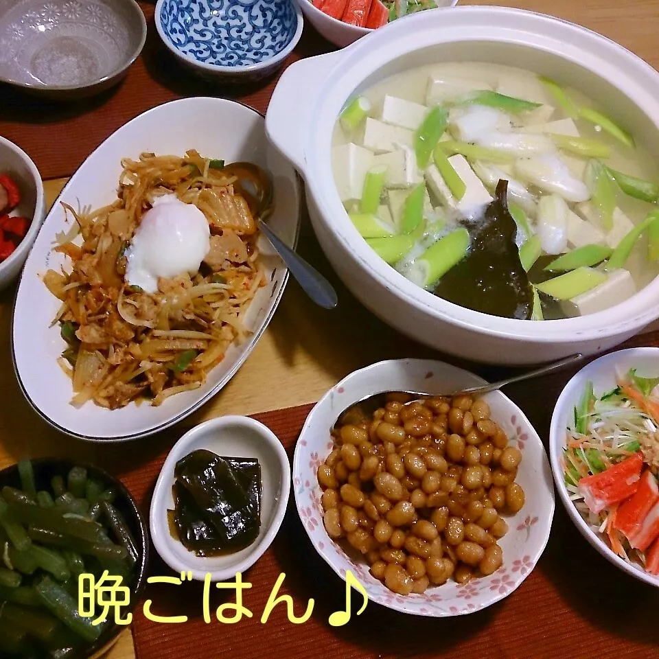 今日の晩ごはん(湯豆腐と…)|oomugiさん